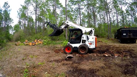 moving logs with skid steer|Skid Steer Moving Logs .